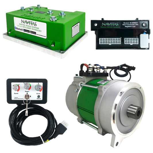 Navitas 600-Amp 4KW DC to AC Conversion Kit for Columbia Par Car 48V – Bluetooth + OTF Programmer
