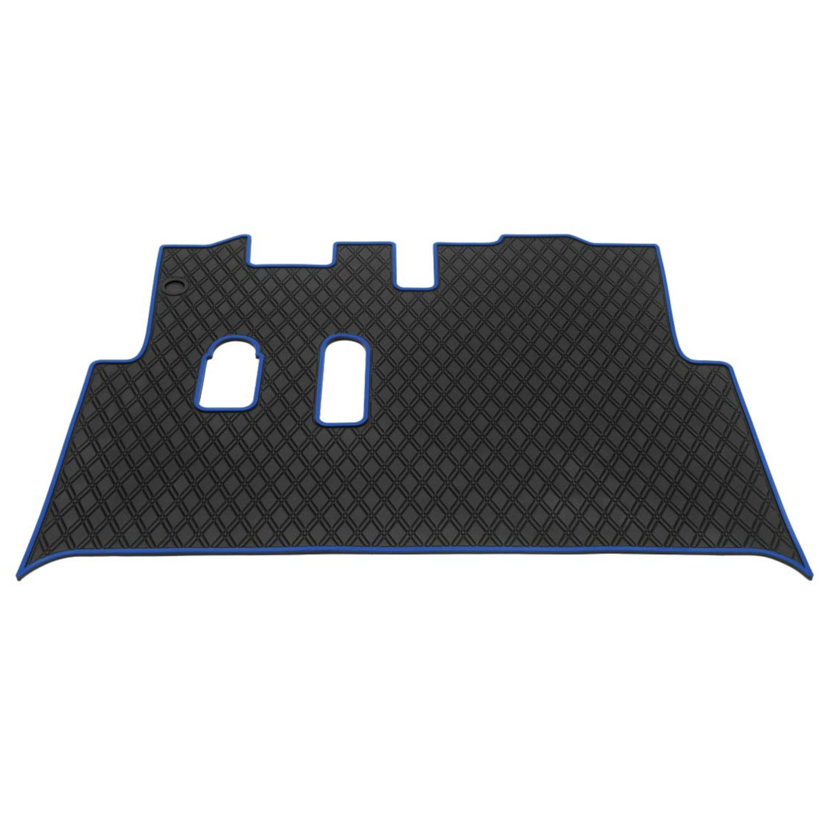 Xtreme Mats Full-Coverage Golf Cart Floor Mat | EZGO RXV 2008-2022 / 2Five / Western – Black/Blue