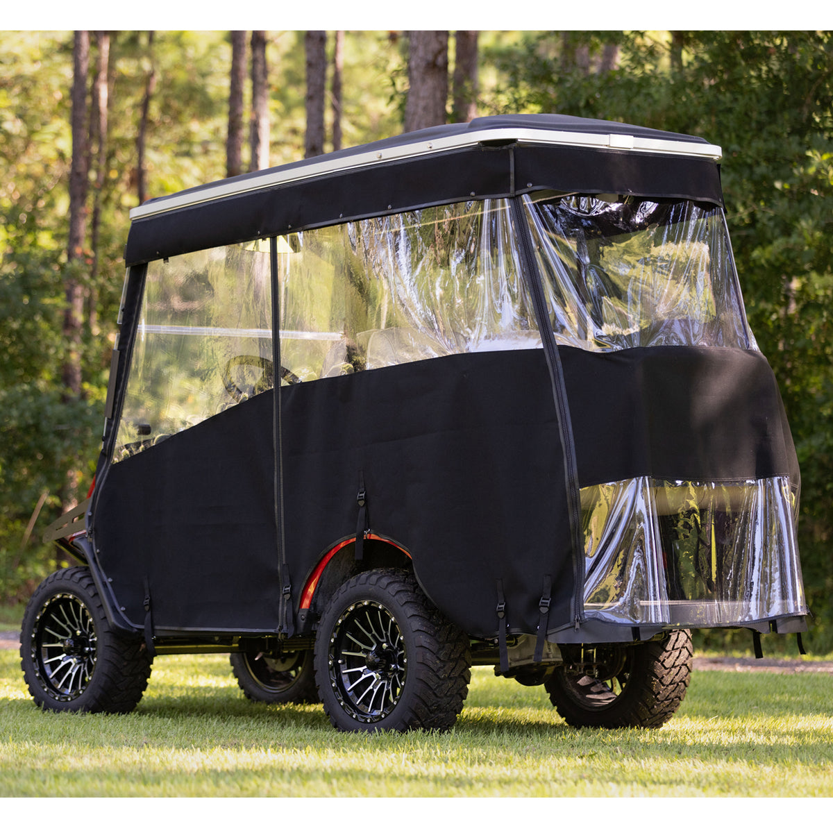 RedDot EZGO Express S4 Elite 3-Sided Track Enclosure - Black (2023-Up)