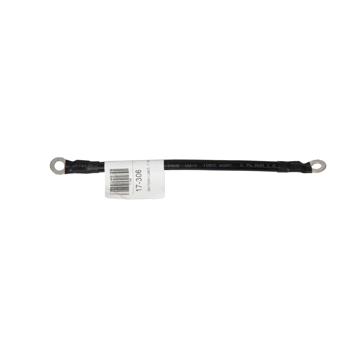7.5 Inch 6-Gauge Black Battery Cable Item # 17-306