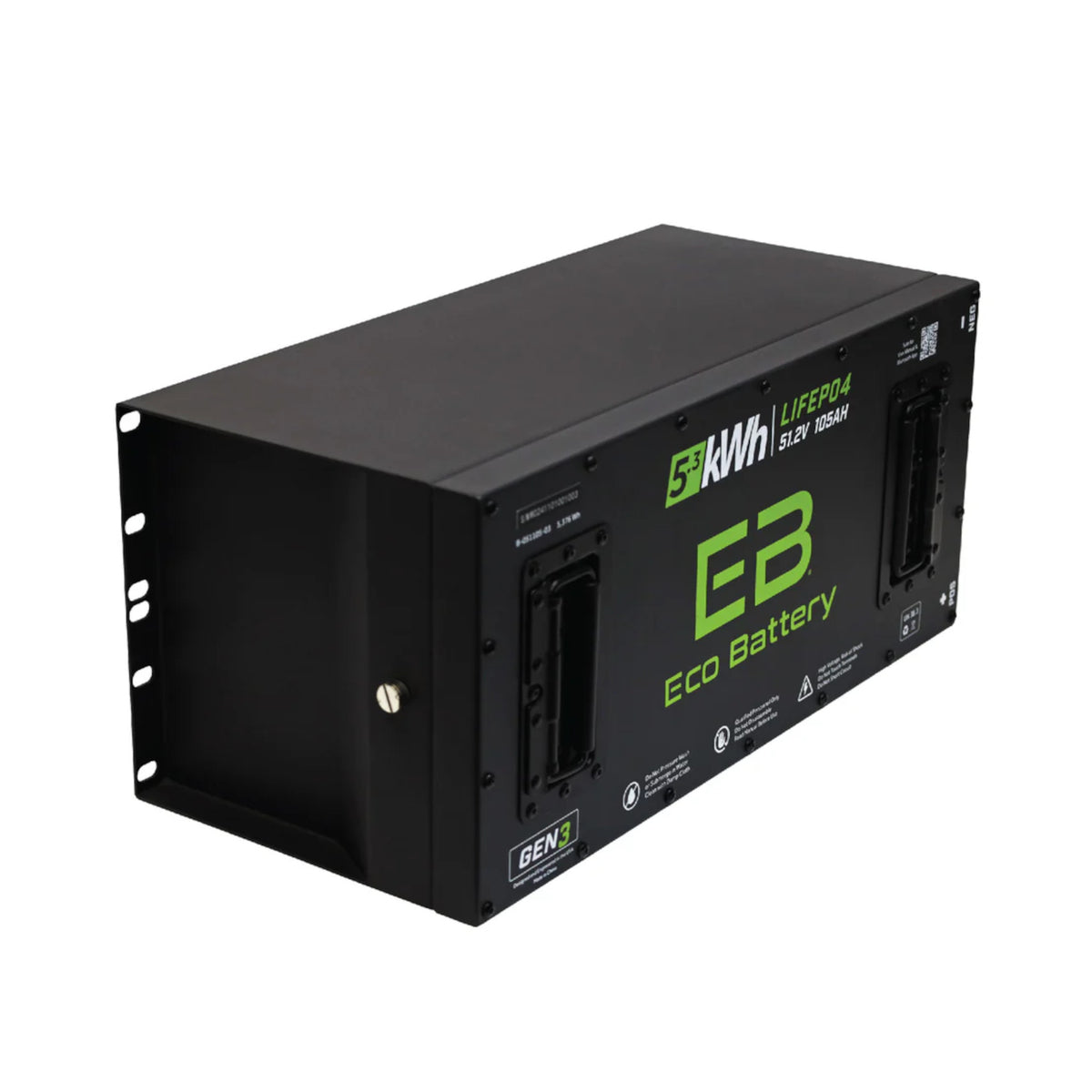 Eco Battery 51V 105Ah Lithium Golf Cart Battery Only - Skinny Style Gen3 (Battery Only, No Accessories)