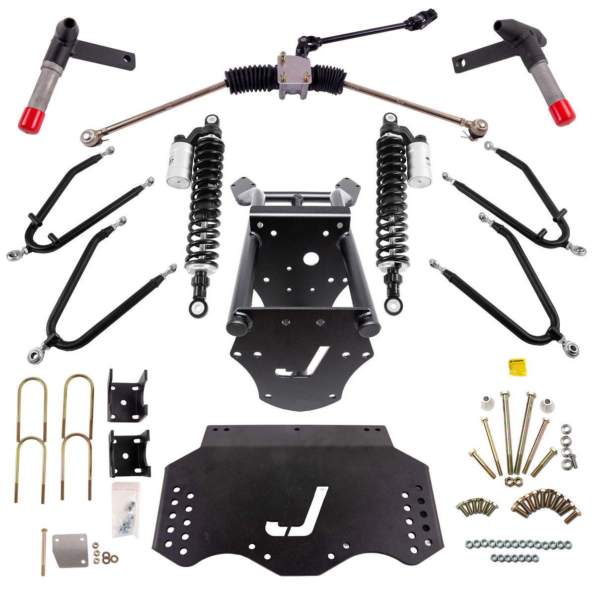 Jake's Long Travel Lift Kit | EZGO TXT Gas w/ Robins Engine (2001.5–2009) w/ External Reservoir Shocks