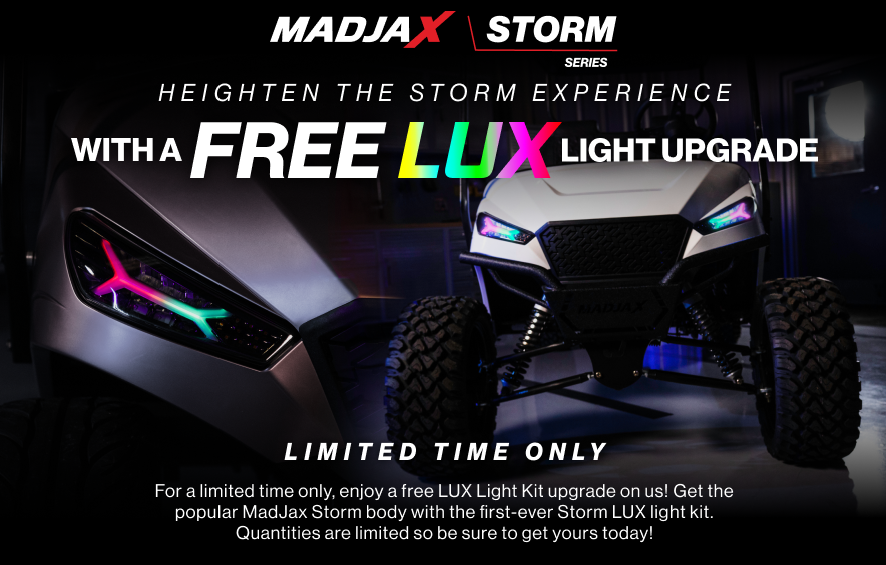 MadJax® Lux RGB3 Full Light Kit for Storm Body Kit – EZGO TXT | Color-Changing LED