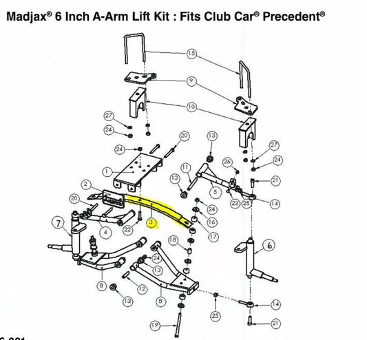 MadJax® MJFX A-Arm Lift Kit Replacement Front Leaf Spring | MJFX