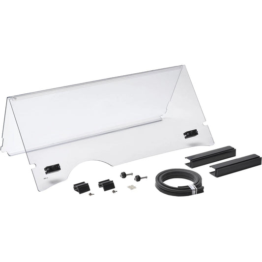 Clear E-Z-GO RXV Folding Windshield With Rubber Trim (Years 2008-Up)