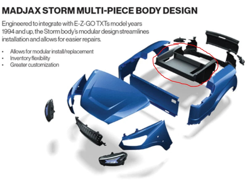 Madjax Storm Body Kit Replacement Parts — Choose Color & Part