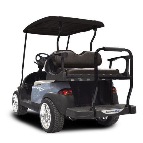 Madjax Genesis 300 Aluminum Seat Kit w/ Standard Black Cushions Club Car Precedent Tempo Onward