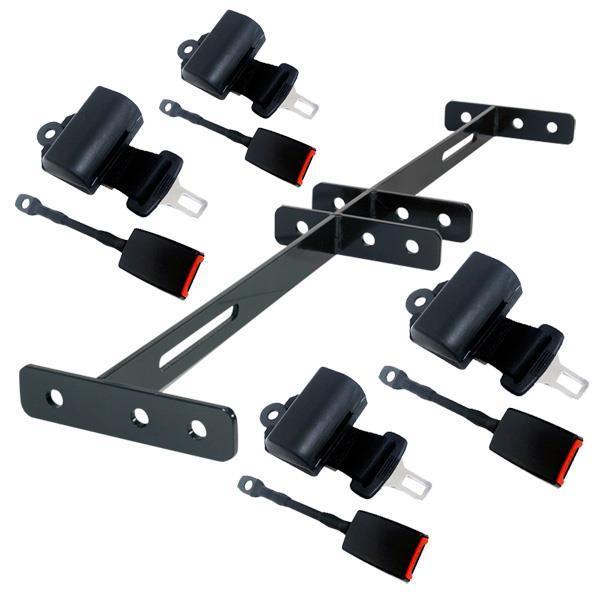 GTW 4-Passenger Retractable Seat Belt Kit