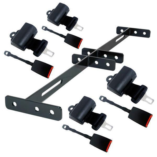 GTW 4-Passenger Retractable Seat Belt Kit