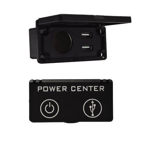 MadJax 12V Charging Center with 12V Outlet & USB Port for Golf Carts