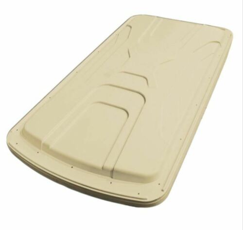 120" Extended Tan Top Only Golf Cart 6 Passenger