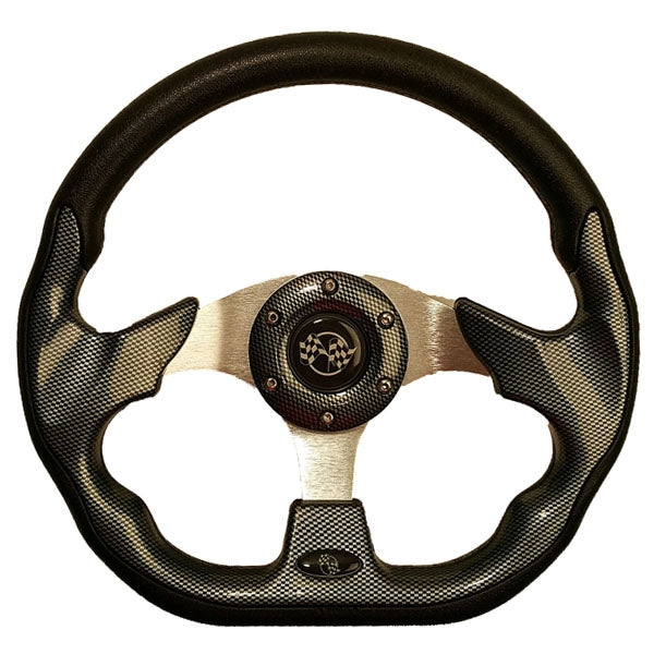 Golf Cart Steering Wheel & Adapter Kit | Club Car, EZGO & Yamaha