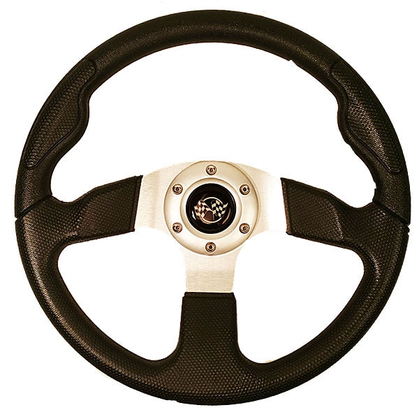 Golf Cart Steering Wheel & Adapter Kit | Club Car, EZGO & Yamaha