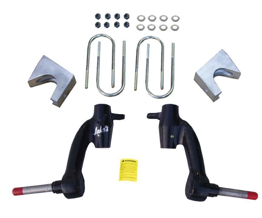 Jakes EZGO RXV Electric 6″ Spindle Lift Kit (Years 2014-2021)